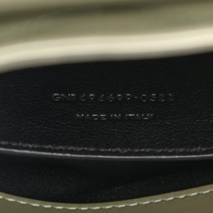 Saint Laurent Calfskin Y Quilted Monogram Small Loulou Chain Satchel Light Sage 7 of 10