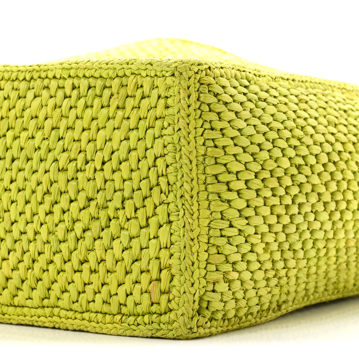 Loewe X PAULA'S IBIZA Raffia Font Tote Meadow Green 9 of 9