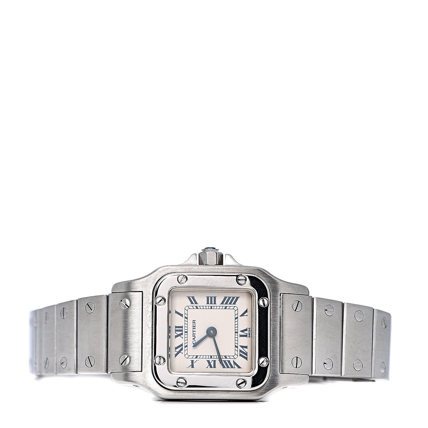 Cartier Stainless Steel 24mm Santos de Cartier Galbee Quartz Watch 3 of 9