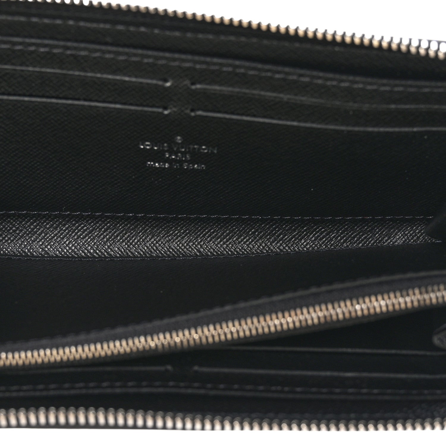 Louis Vuitton Epi Clemence Wallet Black 6 of 9