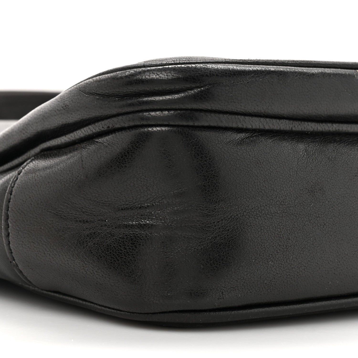 Chanel Lambskin Flap Shoulder Bag Black 10 of 14