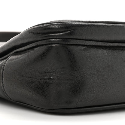 Chanel Lambskin Flap Shoulder Bag Black 10 of 14