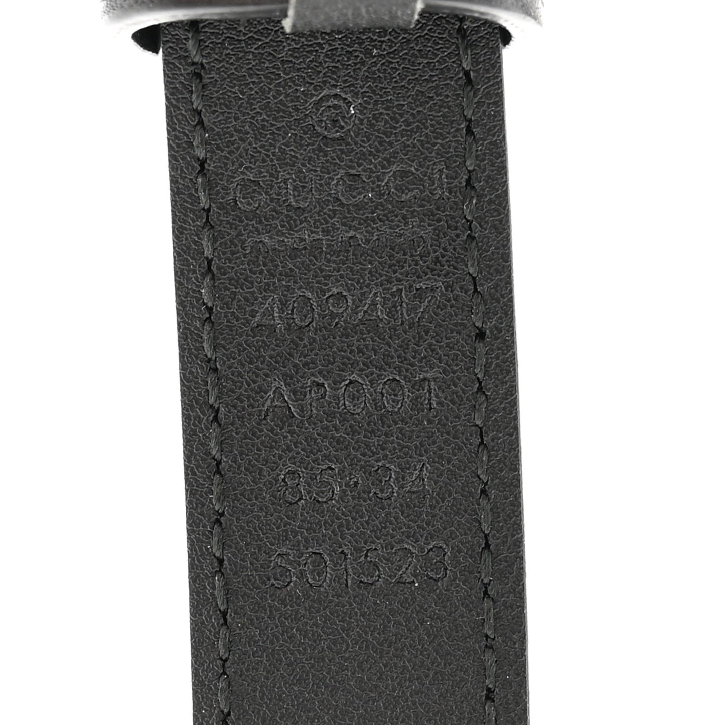 Calfskin Double G 20mm Belt 85 34 Black