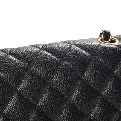 Chanel Caviar Quilted Medium Double Flap Black 9 of 12