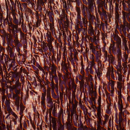 Louis Vuitton Cashmere Silk Leopard Disco Etole Stole Prune 6 of 8