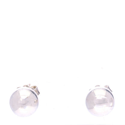 Tiffany Sterling Silver 8mm HardWear Ball Earrings 1 of 5