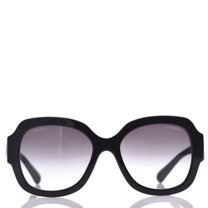 Chanel CC Sunglasses 5373 Black 2 of 8