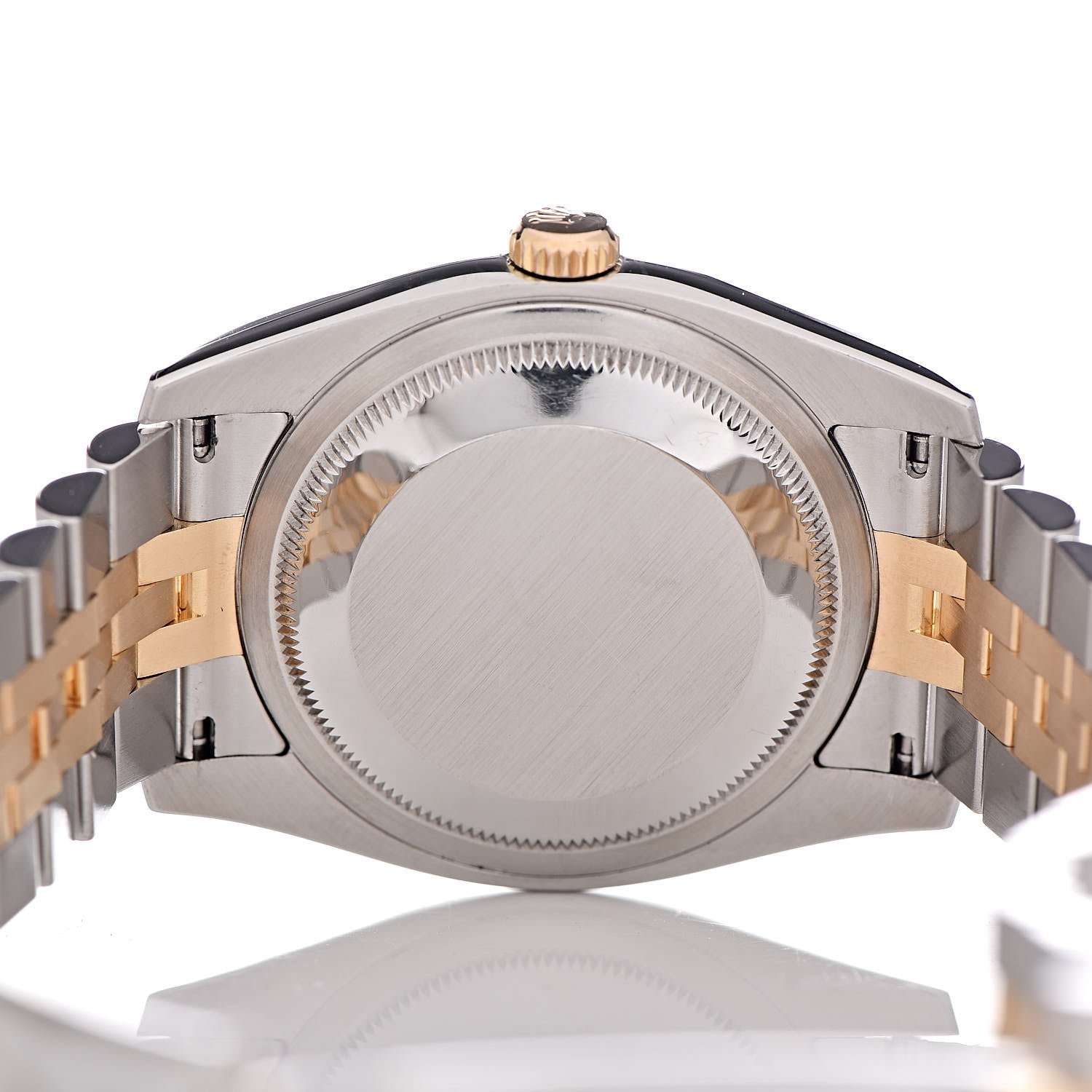 Rolex Stainless Steel 18K Yellow Gold 36mm Oyster Perpetual Datejust Watch White Roman 116203 5 of 8