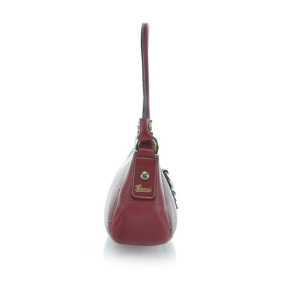 Gucci Guccissima Small Abbey Handbag Red 4 of 10