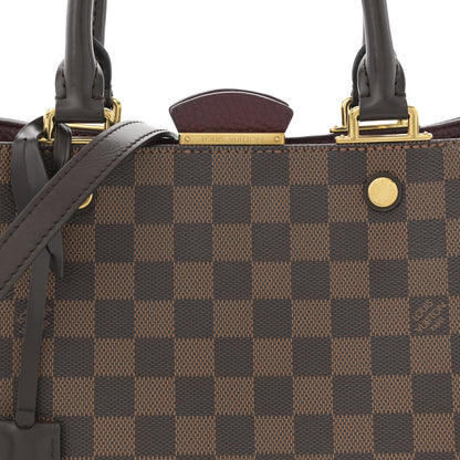 Louis Vuitton Damier Ebene Cuir Taurillon Brittany Bordeaux 7 of 11