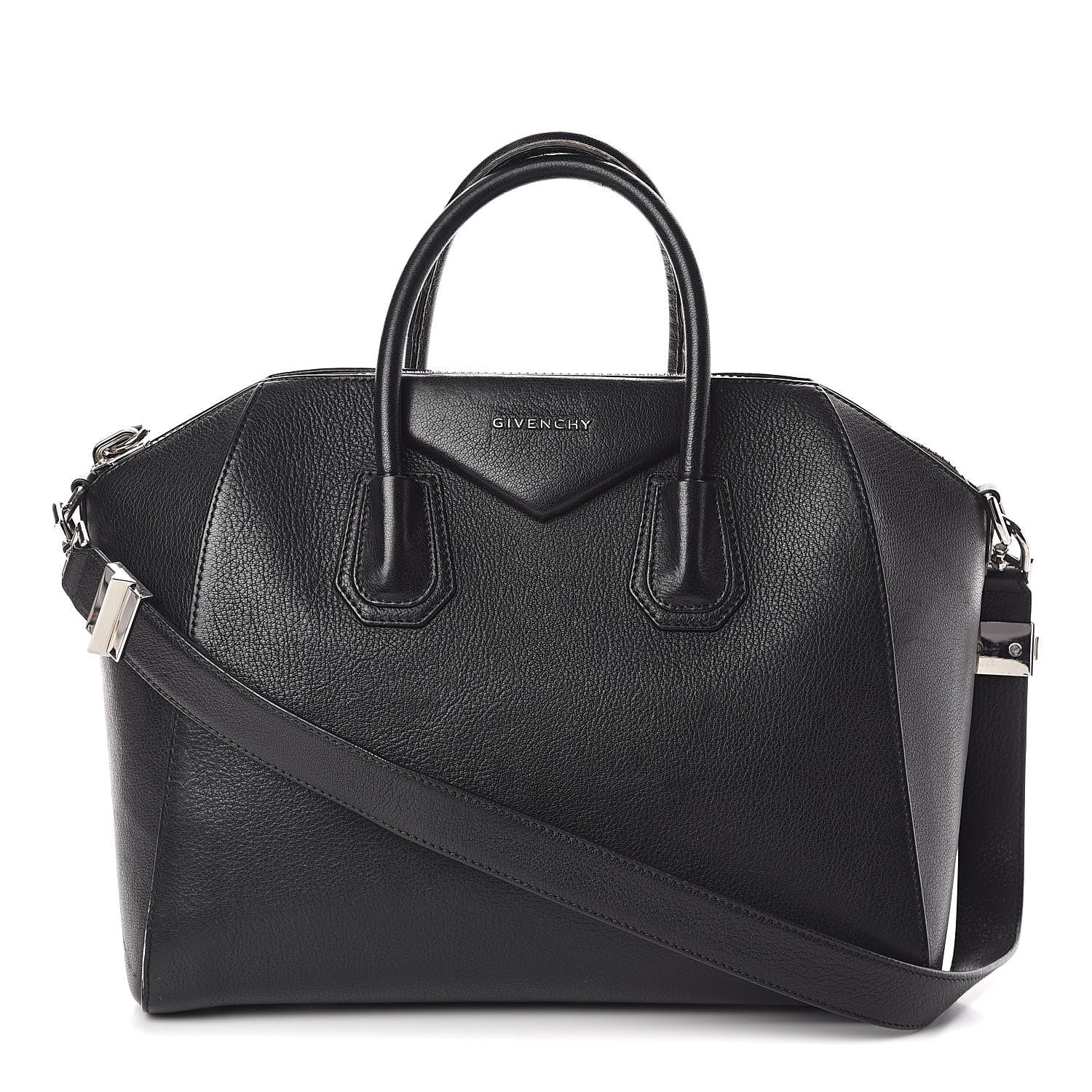 Givenchy Sugar Goatskin Medium Antigona Black 1 of 10