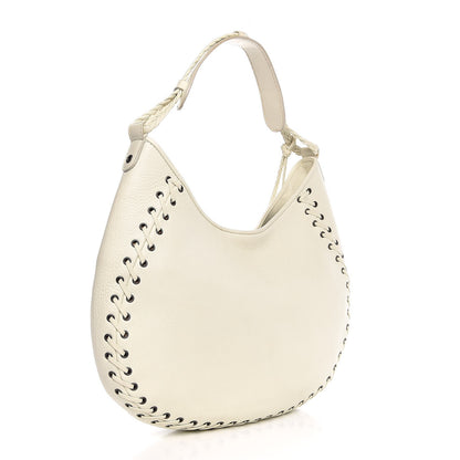 Christian Dior Calfskin Ethnic Hobo White 3 of 11