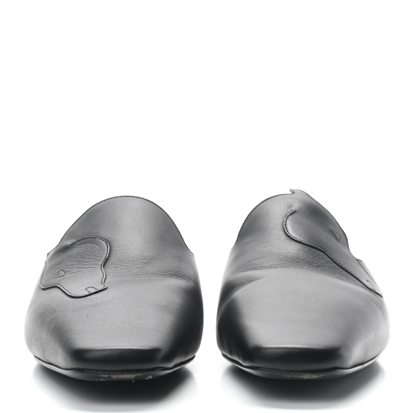 Calfskin Tangeria Mules 37 Black