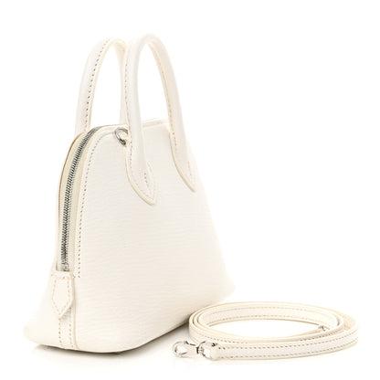 Hermes Chevre Mysore Mini 1923 Bolide White 3 of 19