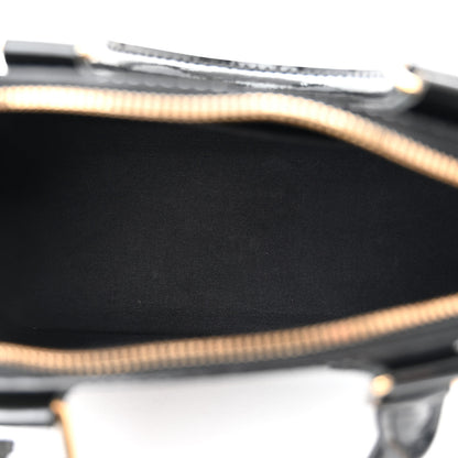 Louis Vuitton Vernis Alma BB Noir Magnetique 5 of 10