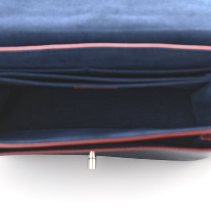 Louis Vuitton Soft Calfskin My Lockme Top Handle Marine Rouge 5 of 10