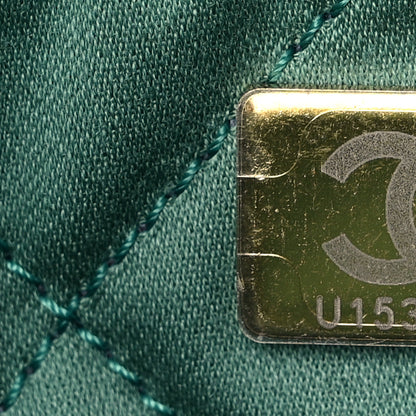 Chanel Shiny Calfskin Quilted Small Chanel 22 Green 8 of 10