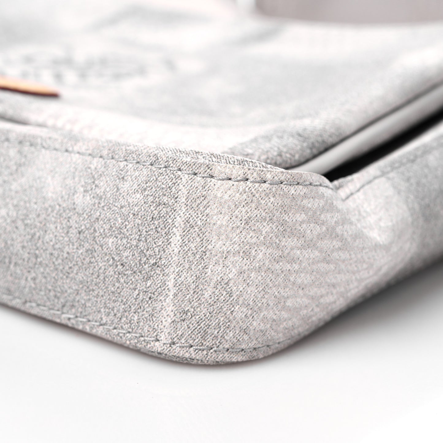 Damier Salt Trio Messenger Stone Grey