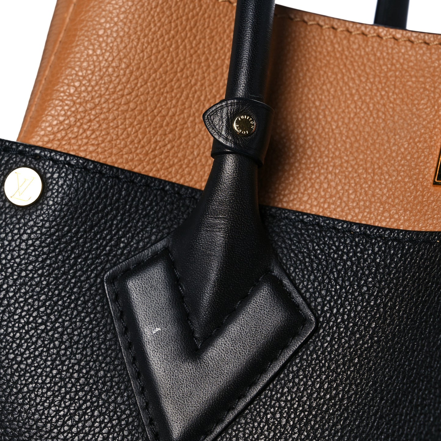 Calfskin Monogram On My Side Black