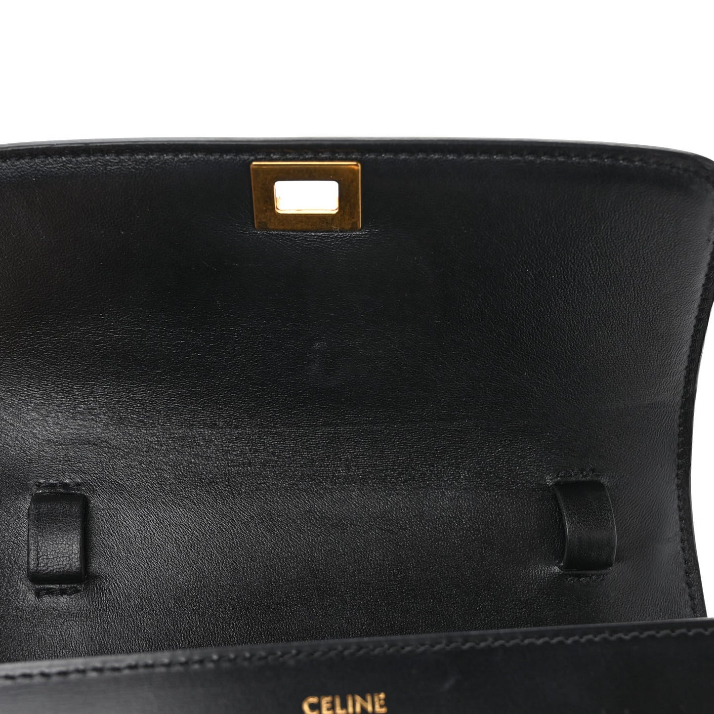 Box Calfskin Teen Classic Box Flap Bag Black