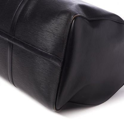 Louis Vuitton Epi Keepall 55 Black 4 of 10