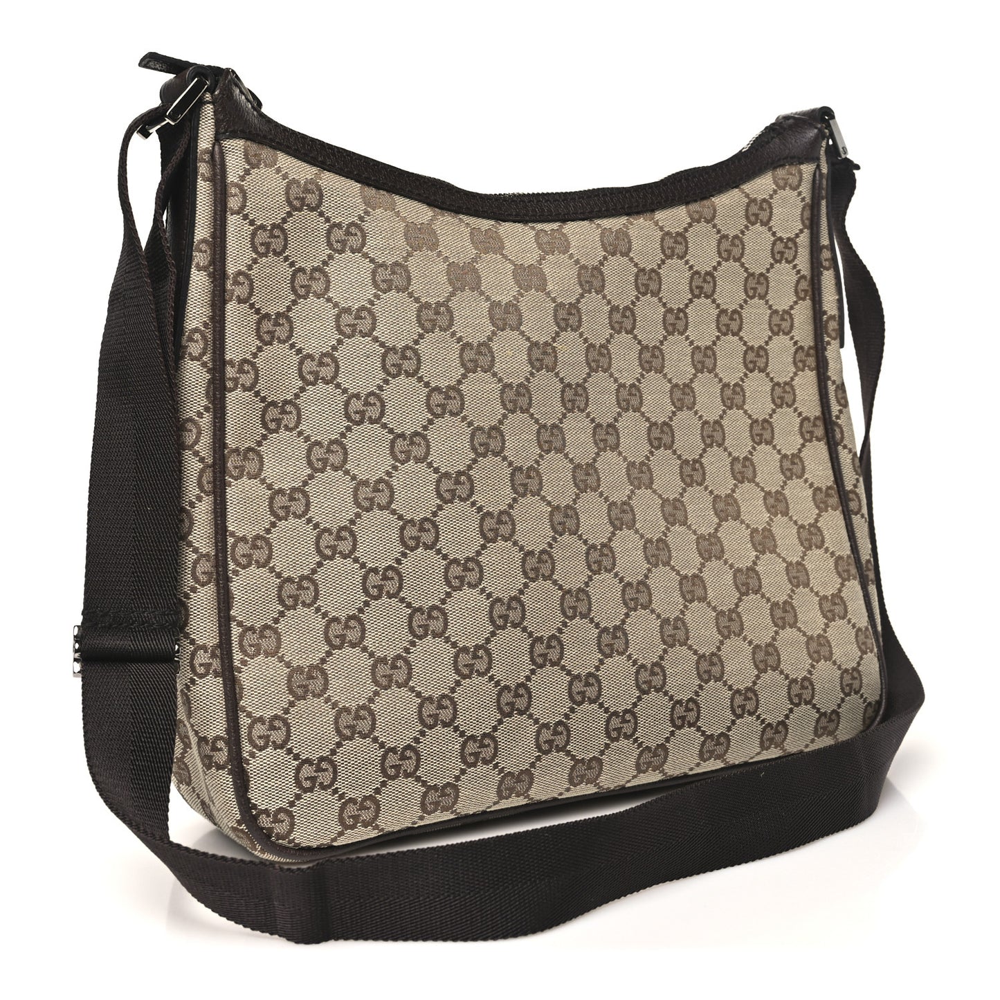 Monogram Messenger Bag Dark Brown