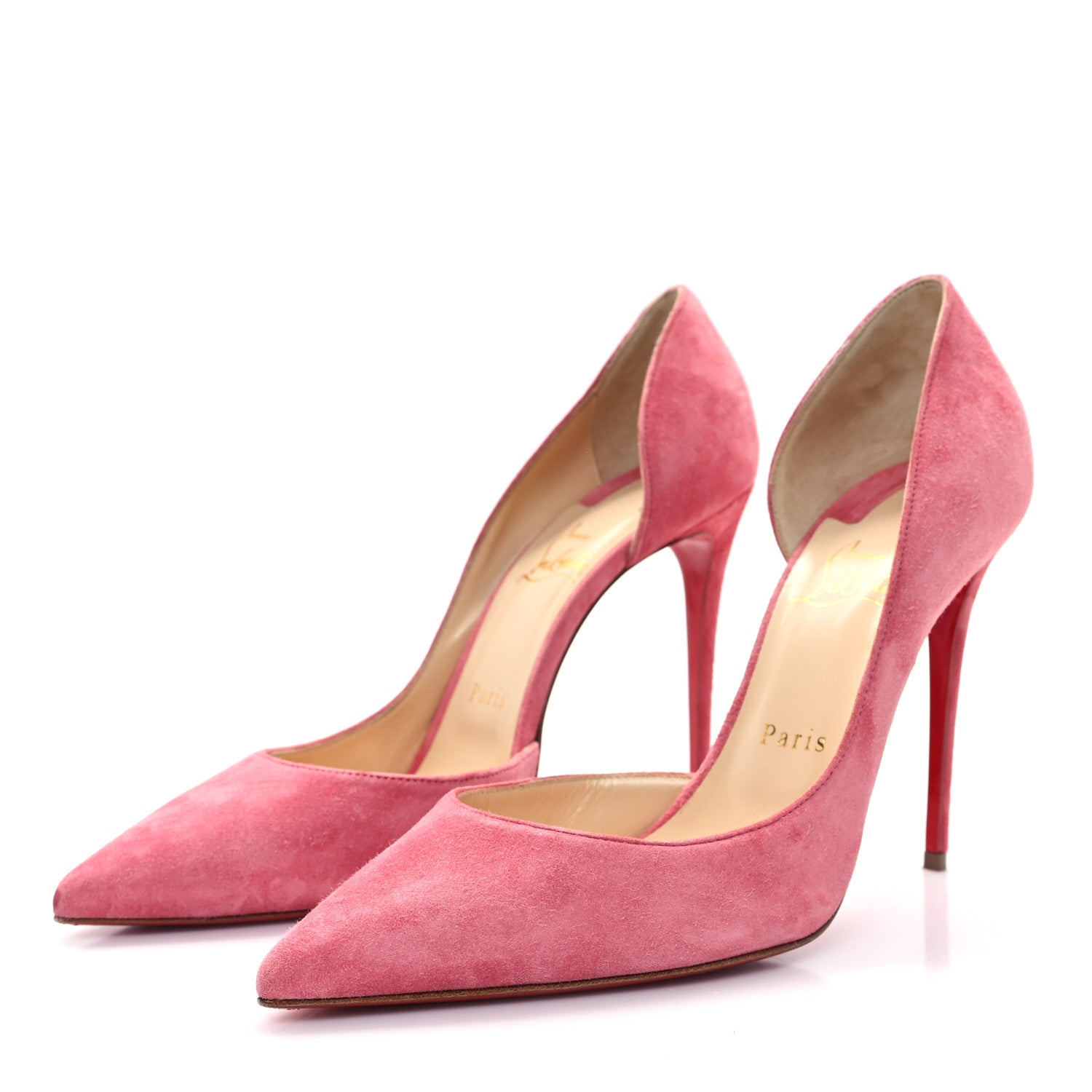 Christian Louboutin Veau Velour Iriza 100 Pumps 39.5 Milady 4 of 9