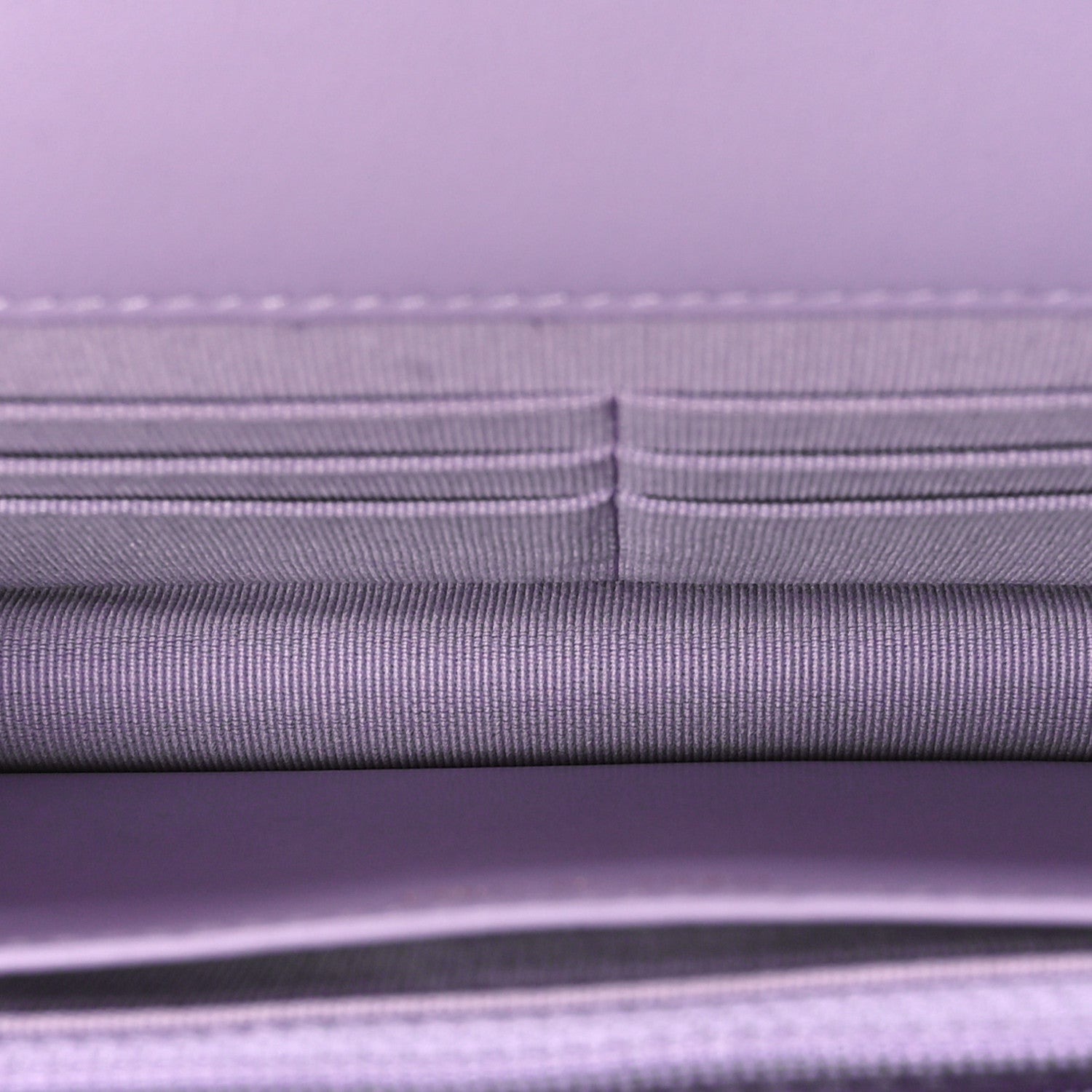 Chanel Lambskin Quilted Chanel 19 Wallet On Chain WOC Light Purple 5 of 12