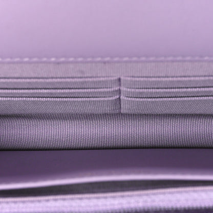 Chanel Lambskin Quilted Chanel 19 Wallet On Chain WOC Light Purple 5 of 12