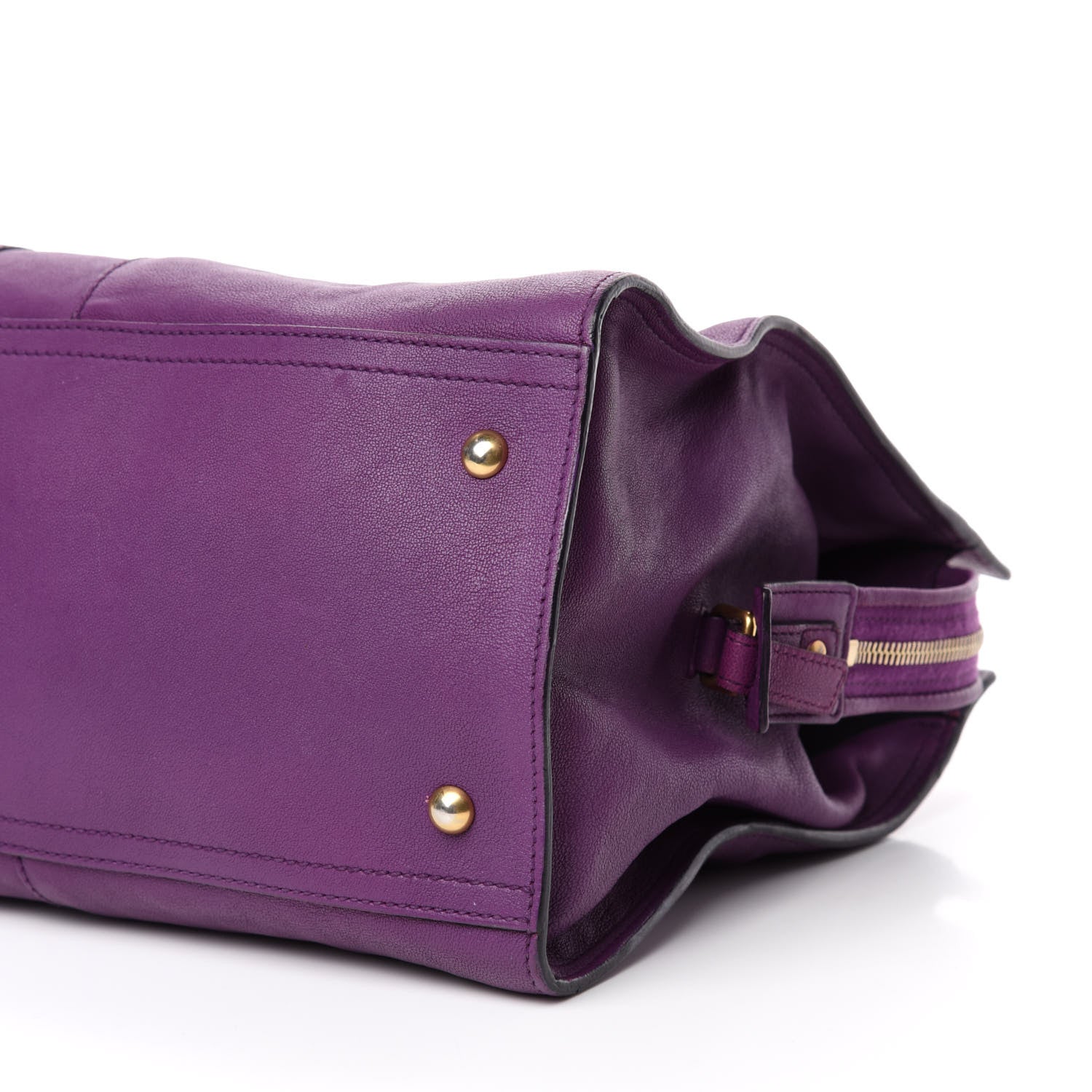 Saint Laurent Sheepskin Medium Cabas ChYc Purple 7 of 11