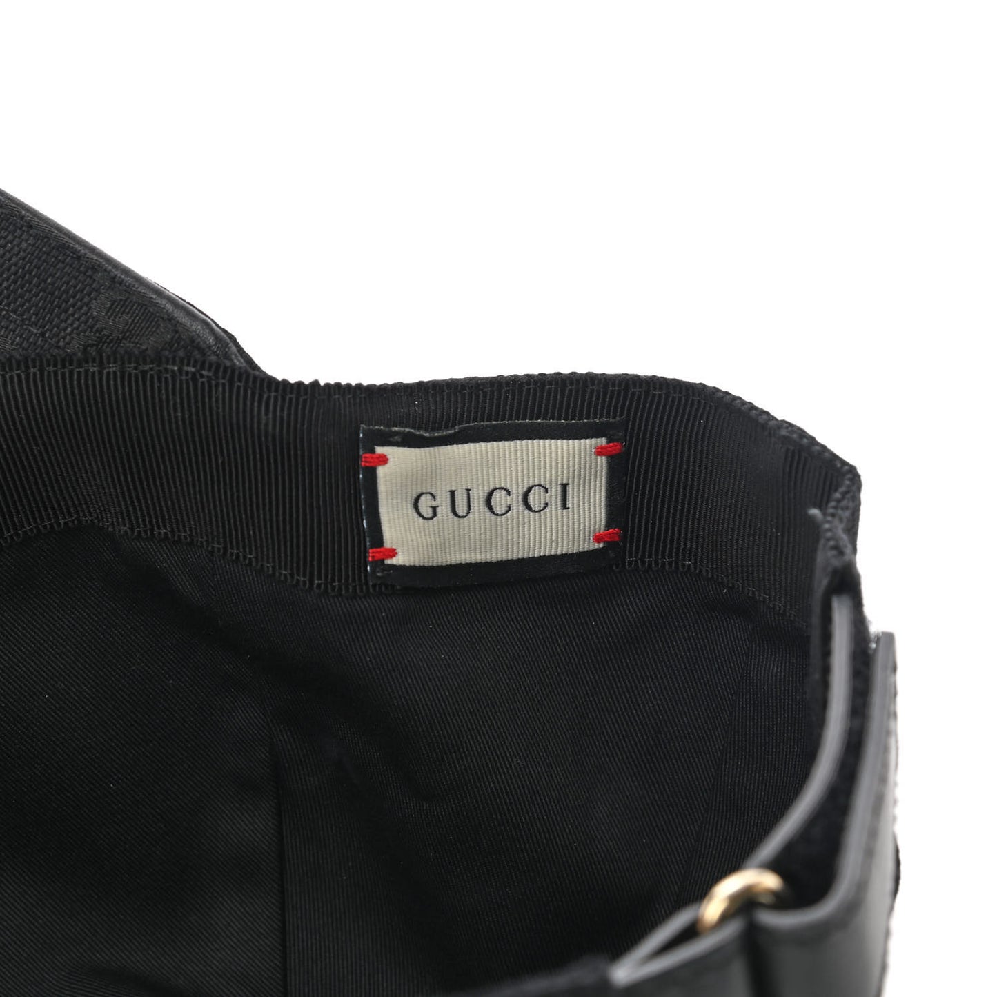 Monogram Web Baseball Hat XS Black