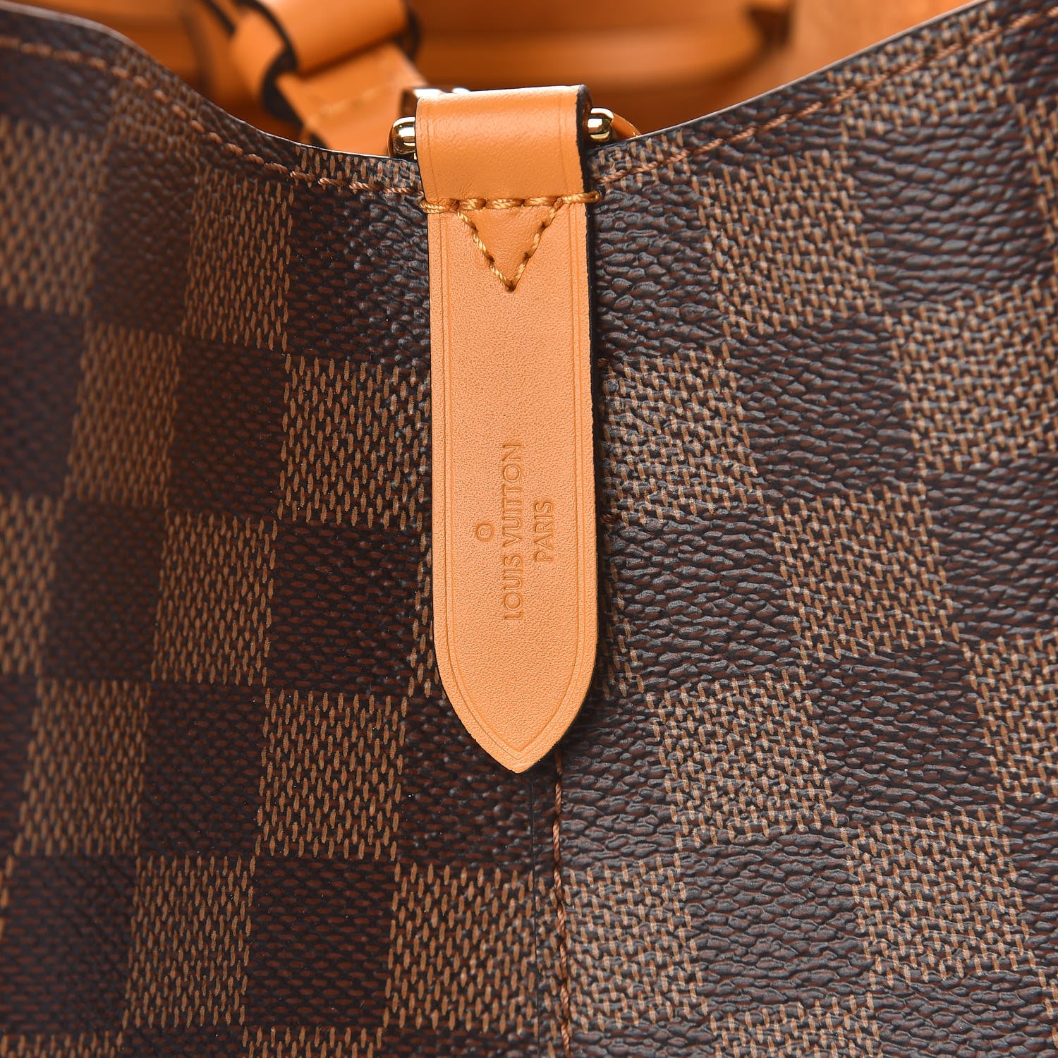 Louis Vuitton Damier Ebene Neonoe MM Safran 6 of 10