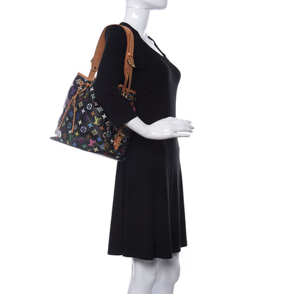 Louis Vuitton Monogram Multicolor Petit Noe Black 2 of 10