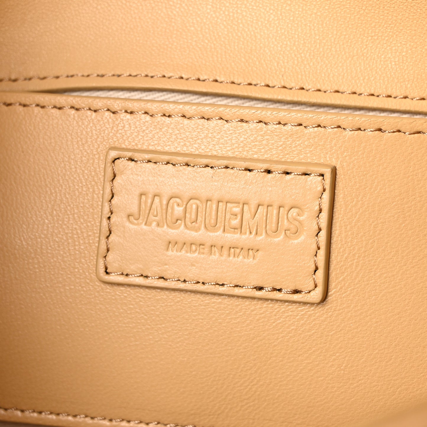 Padded Lambskin Le Bambimou Camel