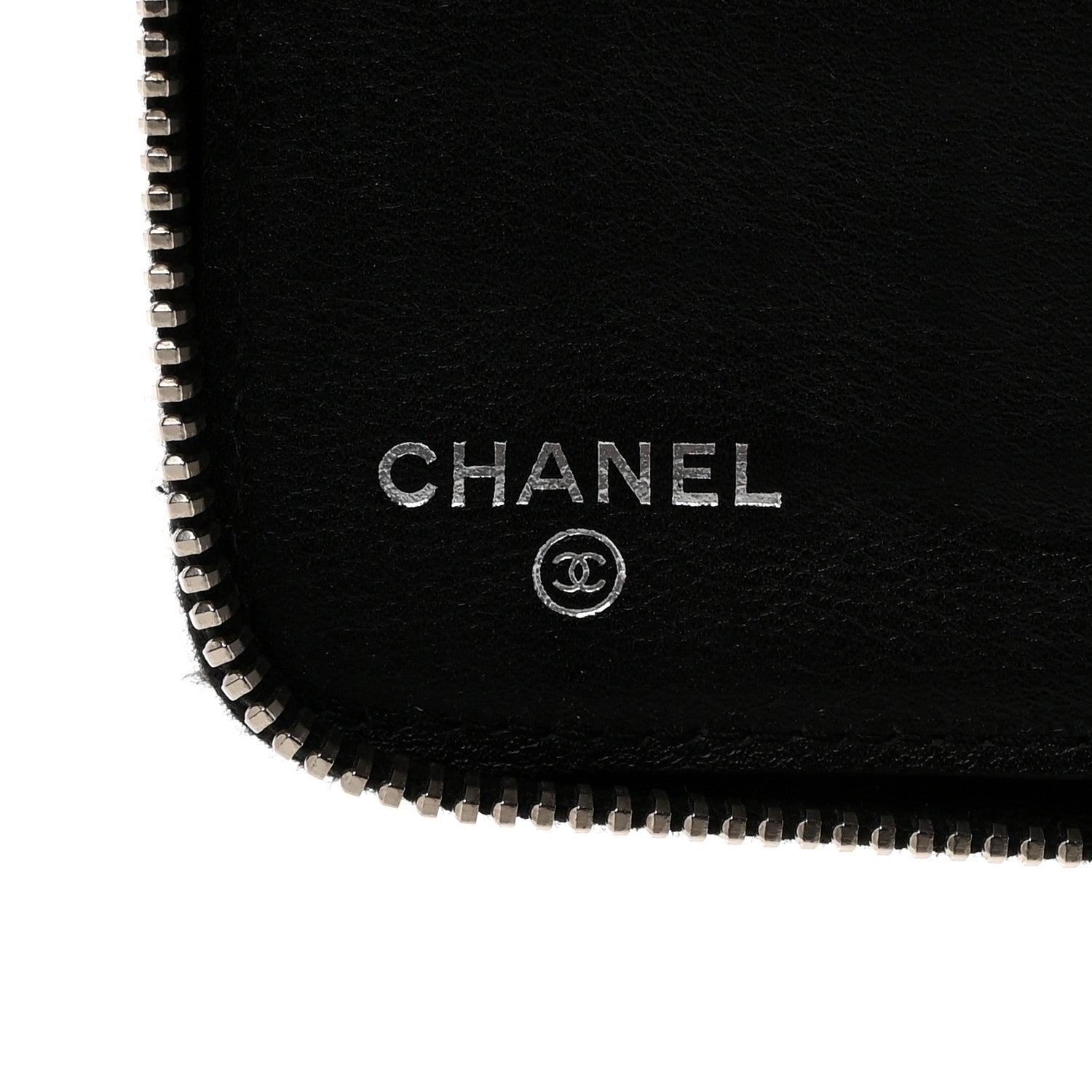 Chanel Patent Quilted Large Zip Around Organizer Wallet So Black 6 of 8