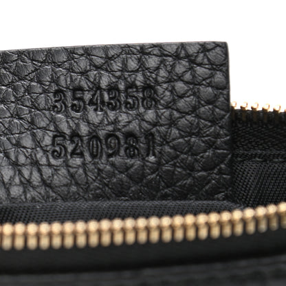 Gucci Pebbled Calfskin Soho Key Case Black 7 of 7