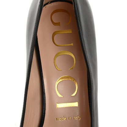 Gucci Malaga Kid Horsebit 75mm Pumps 37.5 Black 7 of 10