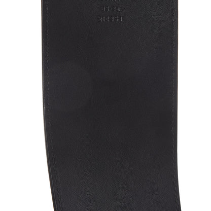 Gucci Moon Calfskin Pearl Double G 70mm Belt 85 34 Black Cream 7 of 7