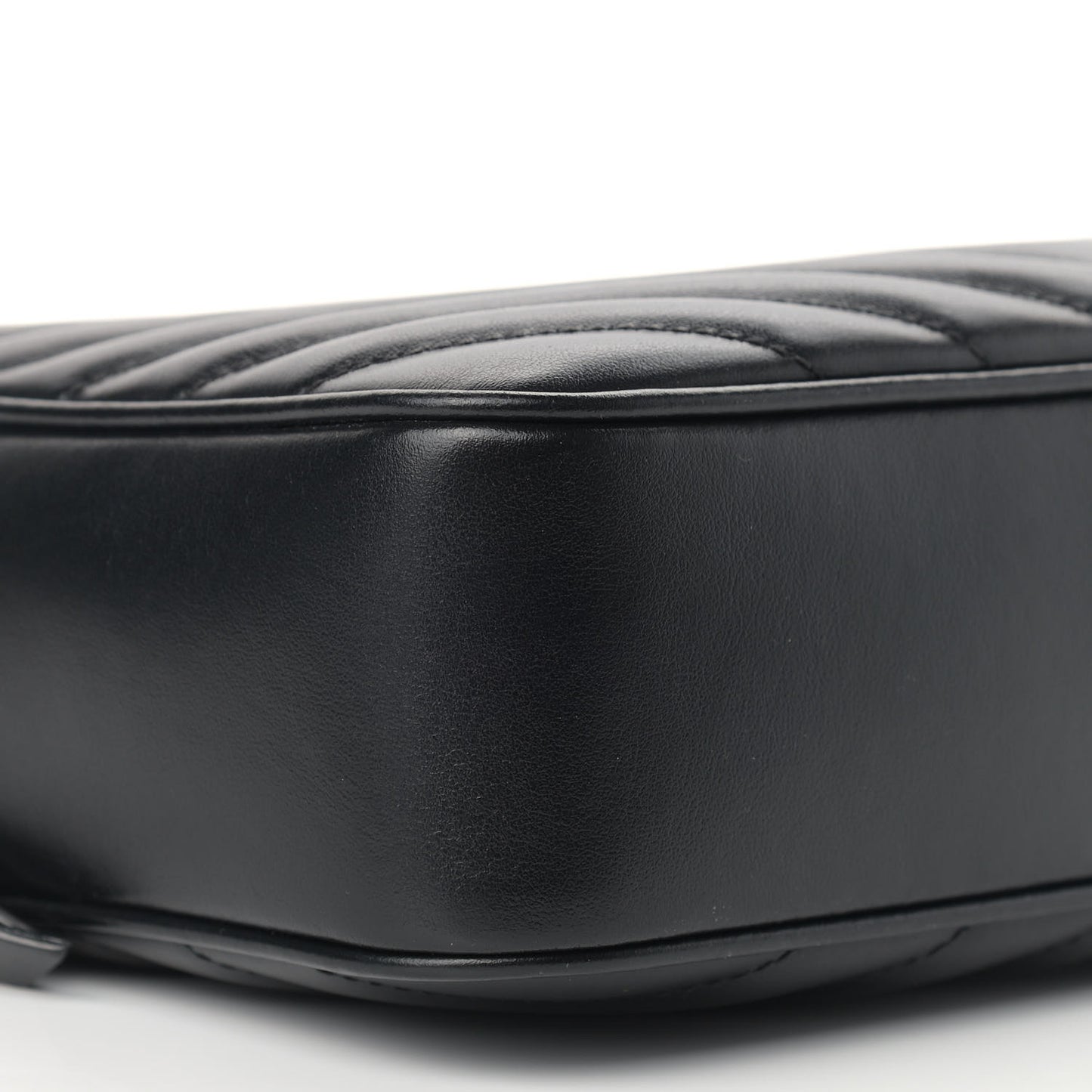 Calfskin Matelasse Monogram Lou Camera Bag Black