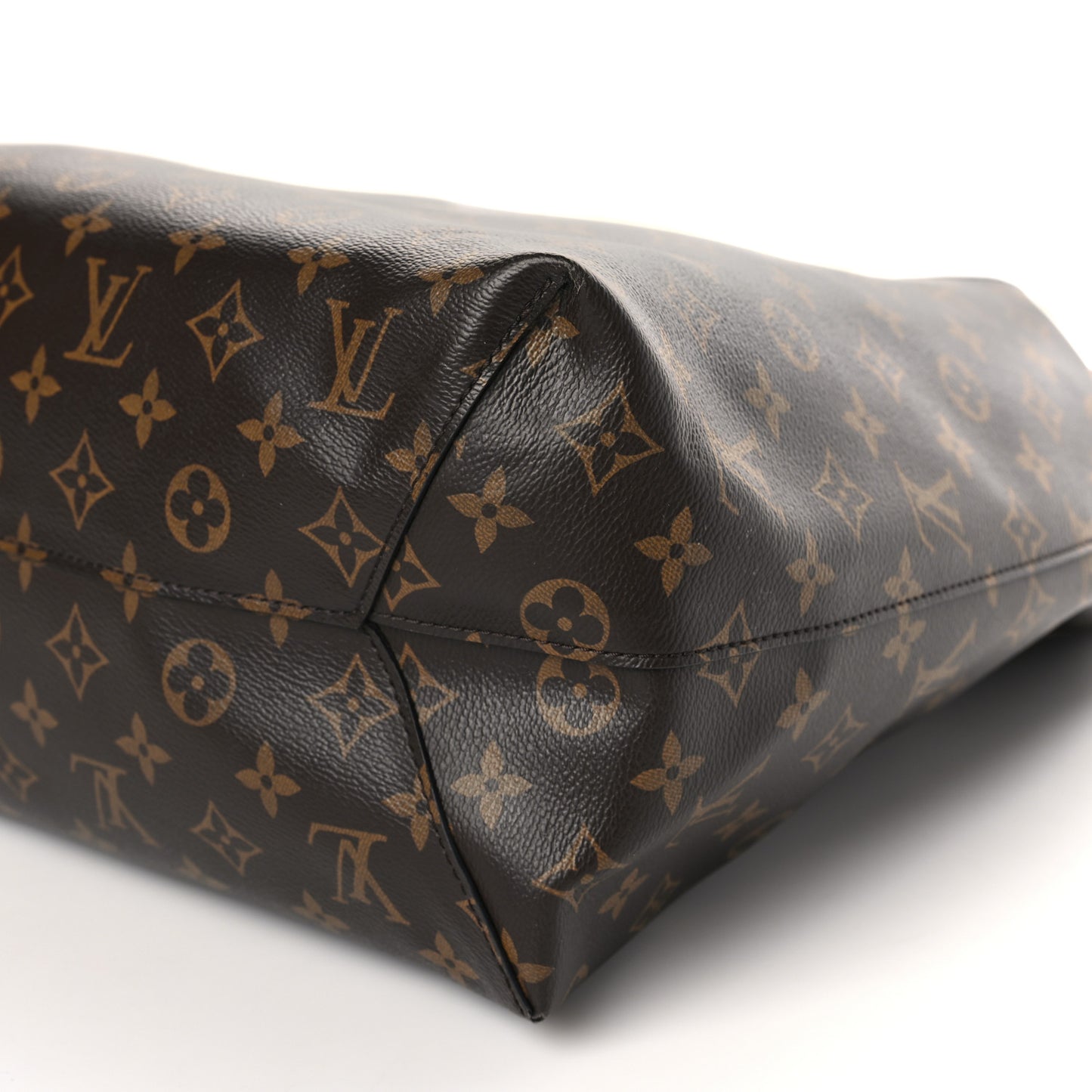 Monogram Flower Hobo Beige