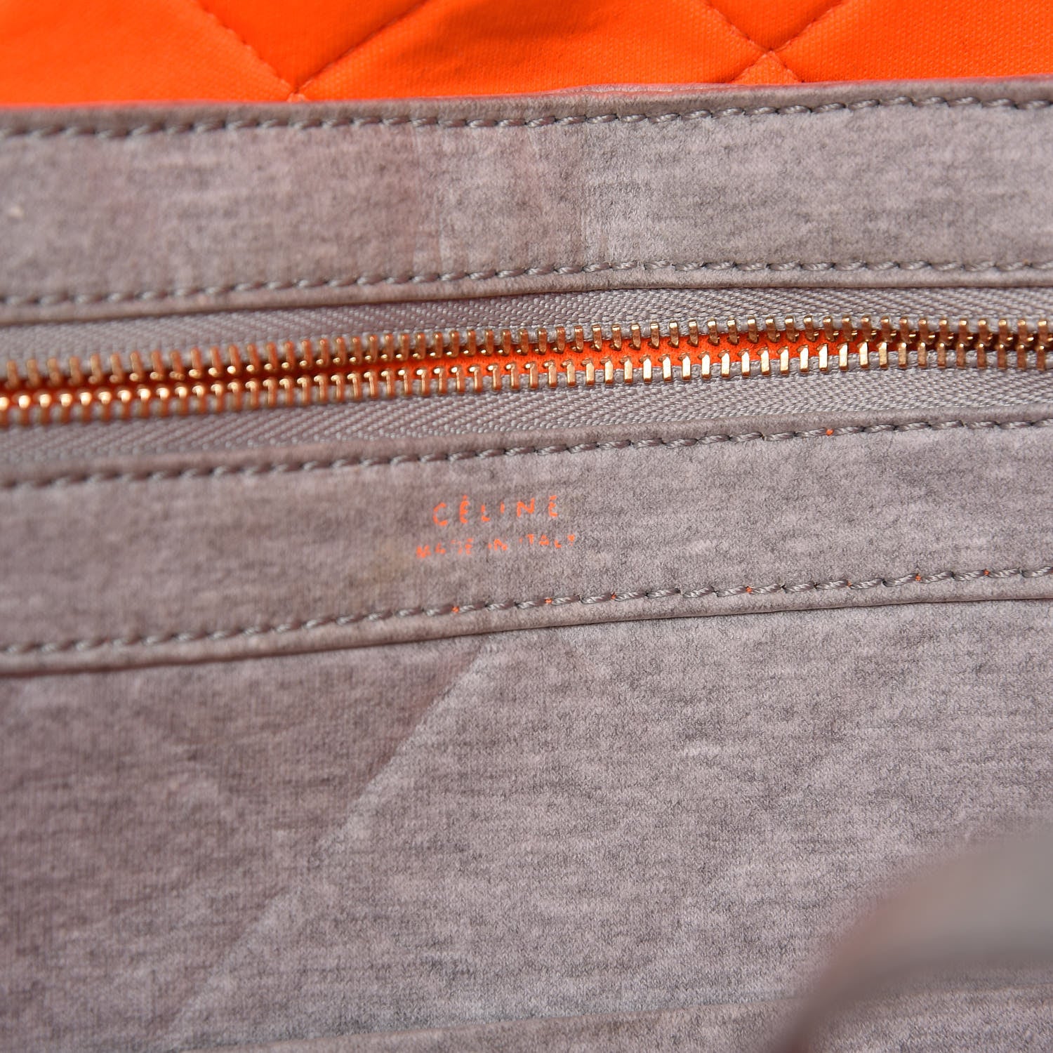 Celine Wool Medium Horizontal Cabas Phantom Pearl Grey 6 of 24
