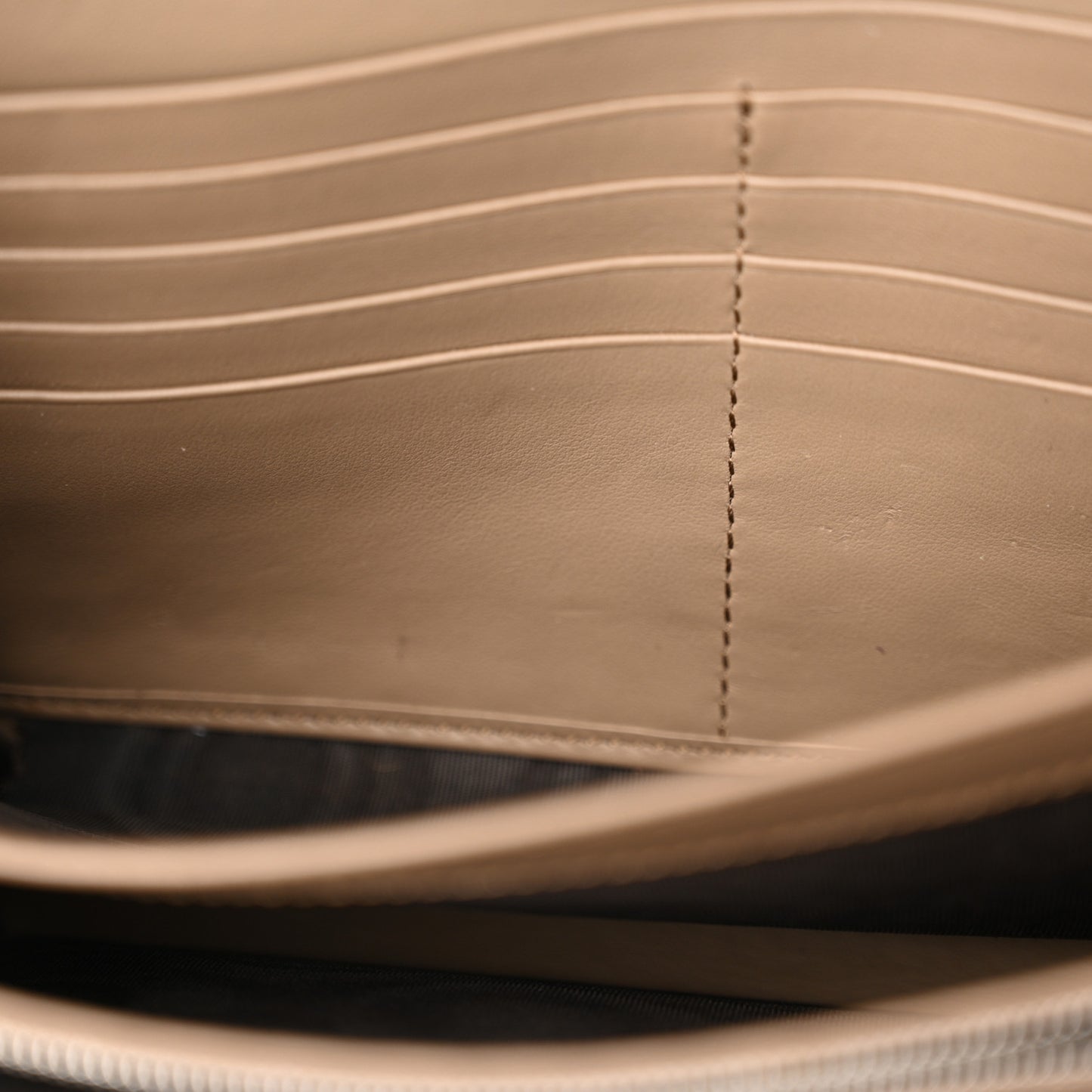 GG Supreme Monogram Mini Dionysus Chain Wallet Beige Taupe