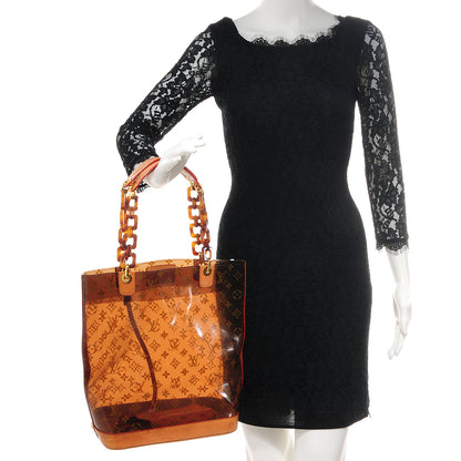 Louis Vuitton Vinyl Cabas Sac Ambre MM 2 of 10