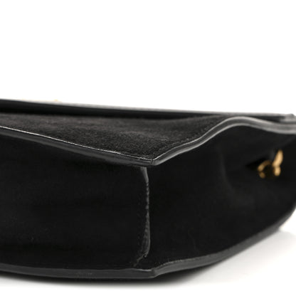 Saint Laurent Suede Calfskin Monogram Le Sept Chain Bag Black 10 of 14