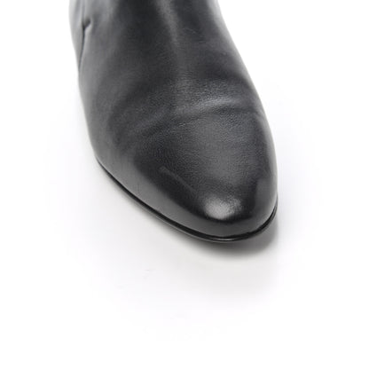 Saint Laurent Calfskin Women's London 20 Jodhpur Cropped Boots 36.5 Black 9 of 17