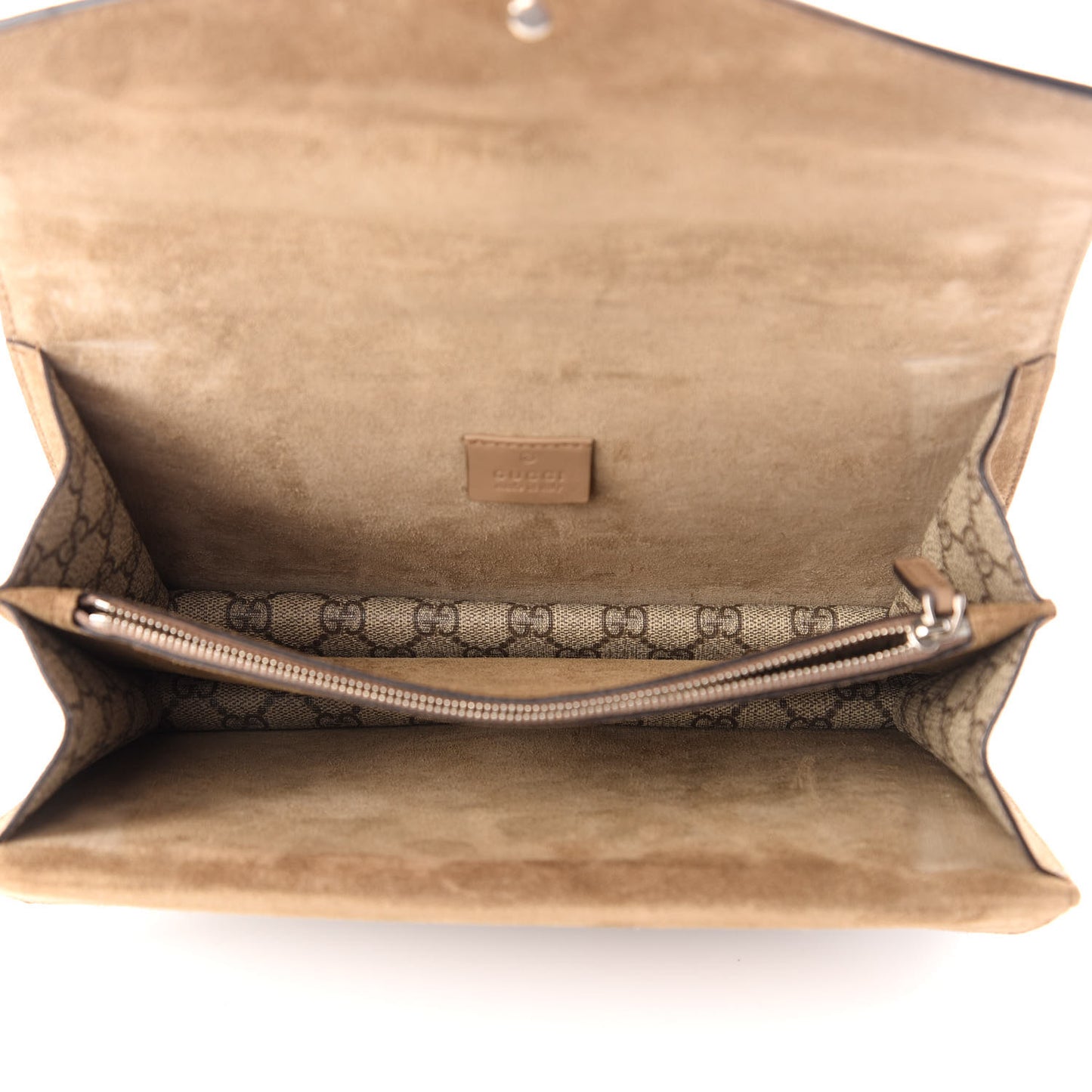 GG Supreme Monogram Small Dionysus Shoulder Bag Taupe