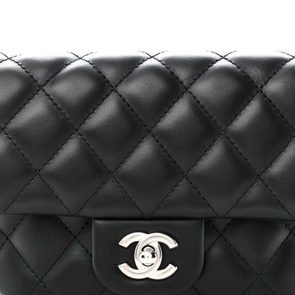 Chanel Calfskin Quilted CC Uniform Flap Belt Bag Black 8 of 10