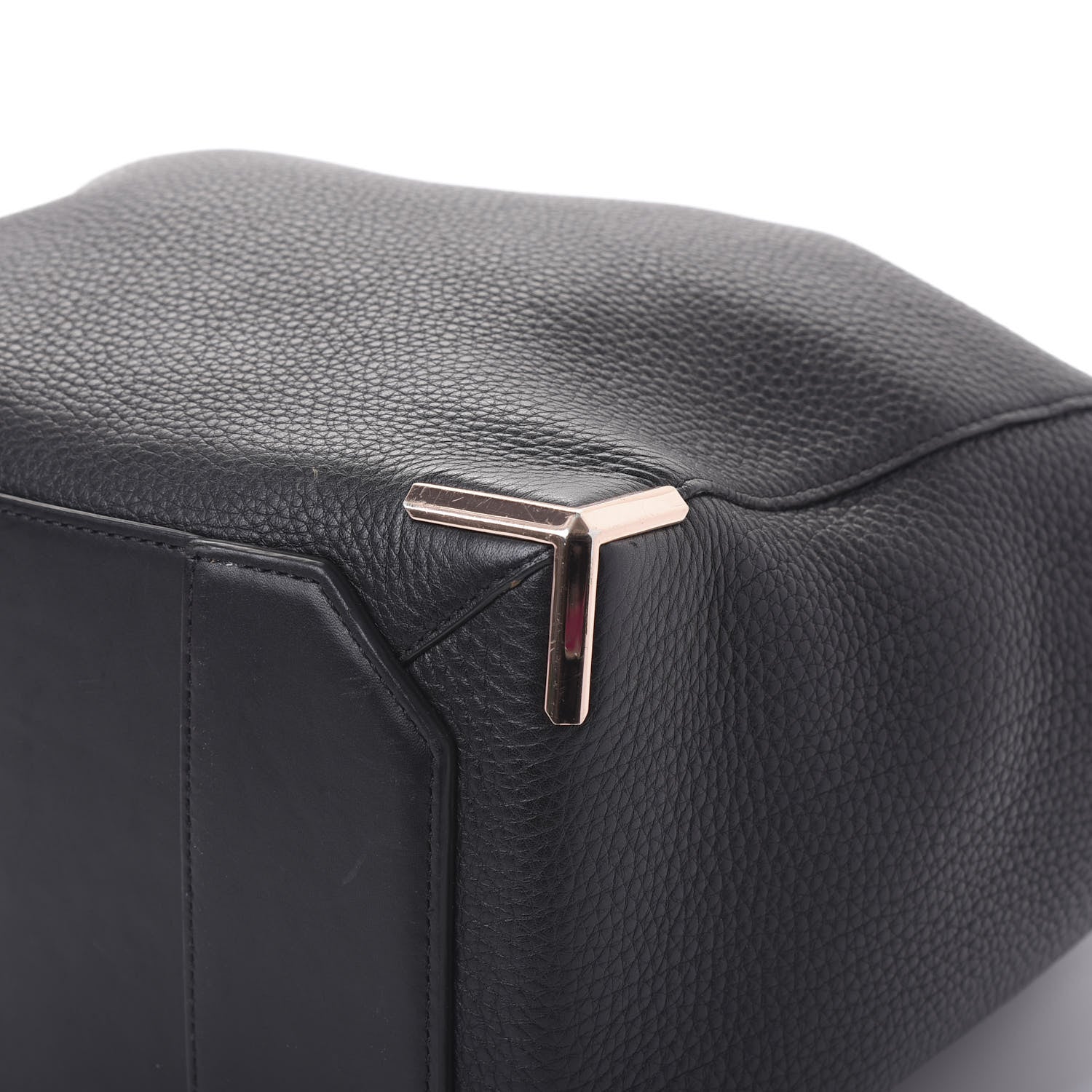 Alexander Wang Pebbled Calfskin Prisma Skeletal Backpack Black Rose Gold Hardware 6 of 11