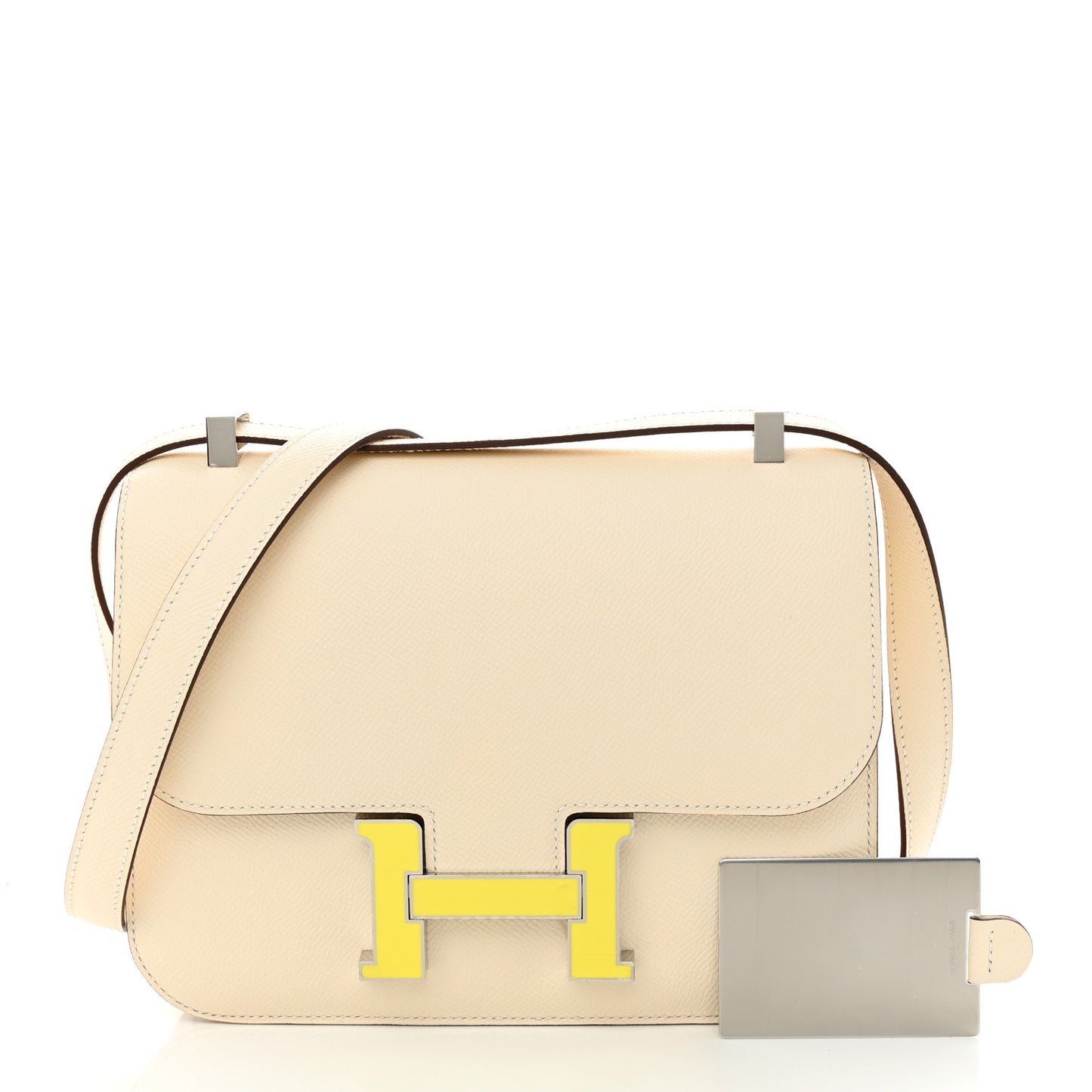 Epsom Enamel Constance 1-24 Nata Jaune Citron