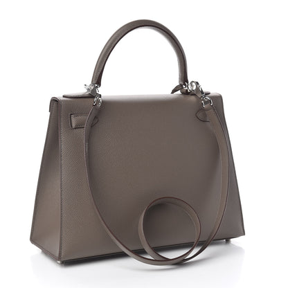 Hermes Epsom Kelly Sellier 28 Etain 3 of 11